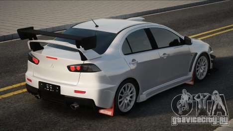 Mitsubishi Lancer Evolution 10 White для GTA San Andreas