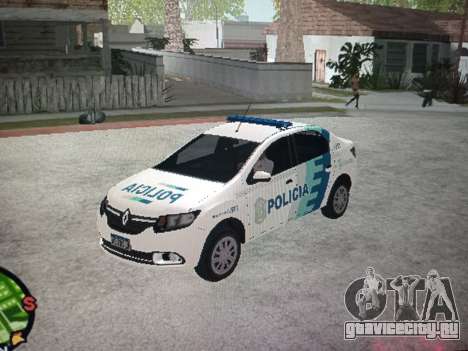 Renault Logan Police для GTA San Andreas