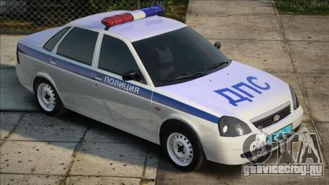 LADA Priora ДПС White для GTA San Andreas