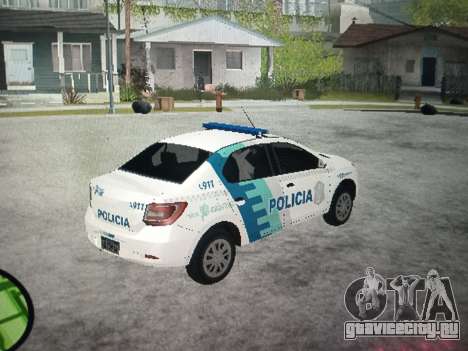 Renault Logan Police для GTA San Andreas