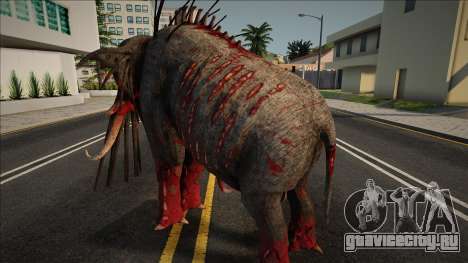 Elefante infectado del juego Zoochosis для GTA San Andreas