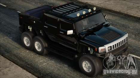 Hummer H6 Sut Pickup Blek для GTA San Andreas