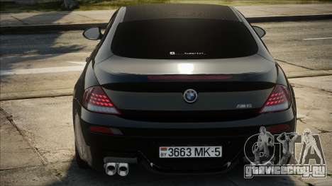 BMW M6 Black Coupe для GTA San Andreas