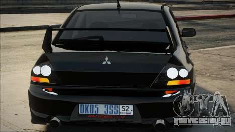 Mitsubishi Lancer Evolution IX Blek для GTA San Andreas