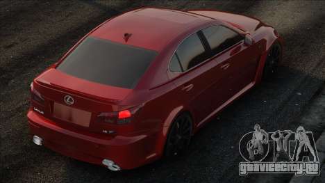 Lexus IS-F Red для GTA San Andreas