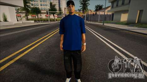 Blue T-Shirt Mann для GTA San Andreas