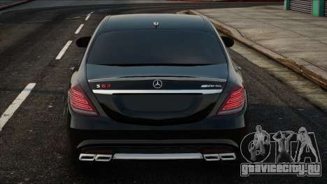 Mercedes-Benz s63 w222 Black для GTA San Andreas