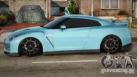 Nissan GT-R R-35 BLUE для GTA San Andreas