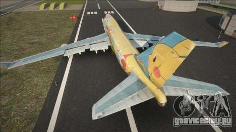 ANA In a Pokemon Livery B747-400 Skin для GTA San Andreas