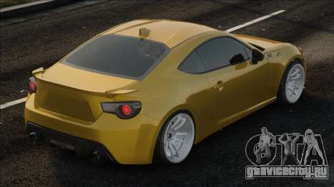 Toyota GT86 Желтая для GTA San Andreas