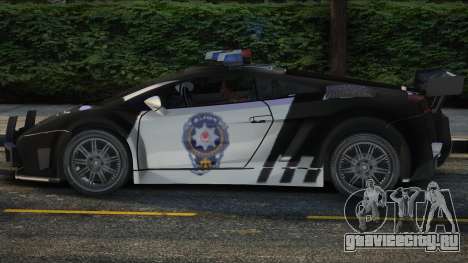 Lamborghini Galardo Turkish Cop для GTA San Andreas