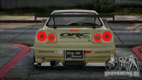 Nissan GTR-R34 TOP-SECRET Beerbaiyoke для GTA San Andreas