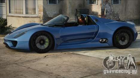 Porsche 918 Spyder Concept Study Nero Interior для GTA San Andreas