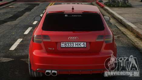 Audi RS3 Red для GTA San Andreas