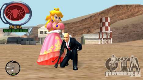 Peach from Super Smash Bros Melee для GTA San Andreas