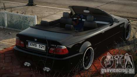 BMW M3 E46 Cabrio Blek для GTA San Andreas