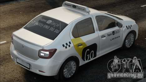 Renault Logan 2015 (Yandex Taxi) для GTA San Andreas