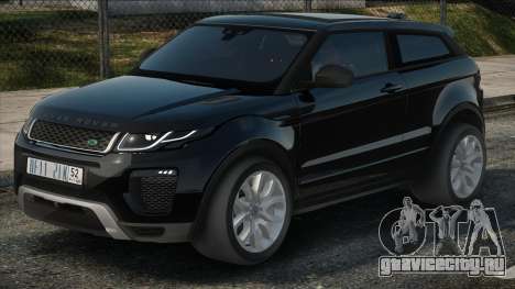 Range Rover Evoque Coupe Blek для GTA San Andreas