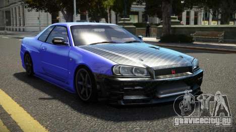 Nissan Skyline R34 Rufasey для GTA 4