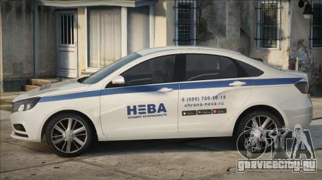 Lada Vesta в цветографике СБ Нева для GTA San Andreas