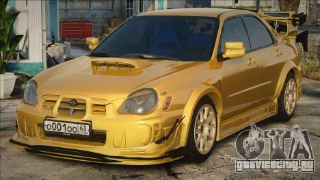 Subaru WRX STI Yellow для GTA San Andreas