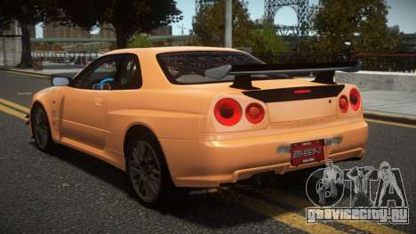 Nissan Skyline R34 Gijo для GTA 4