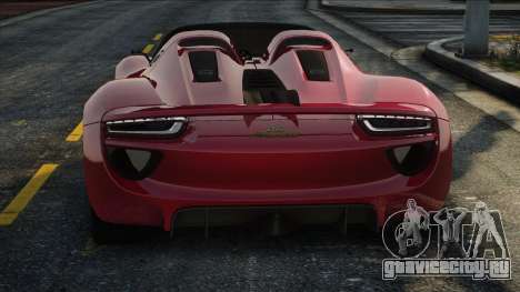 Porsche 918 Spyder Concept Study Grey Interior C для GTA San Andreas