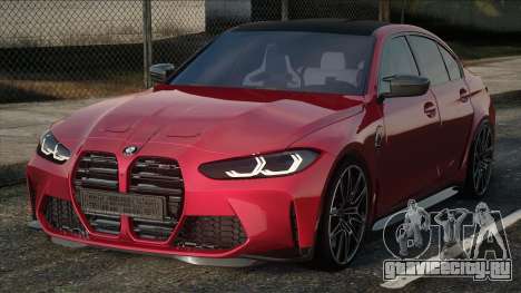 BMW M3 Competition g80 2021 Red для GTA San Andreas