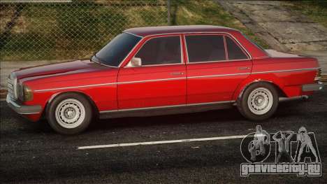 Mercedes-Benz W123 300D Red для GTA San Andreas