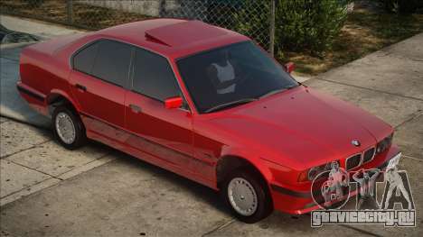 BMW E34 Red для GTA San Andreas