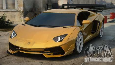 Lamborghini Aventador LP700-4 Yellow Stock для GTA San Andreas