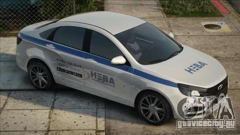 Lada Vesta в цветографике СБ Нева для GTA San Andreas