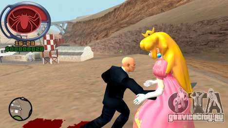 Peach from Super Smash Bros Melee для GTA San Andreas