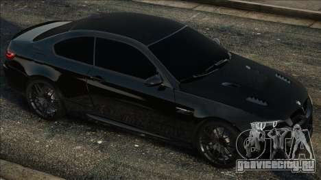 BMW M3 E92 Black для GTA San Andreas