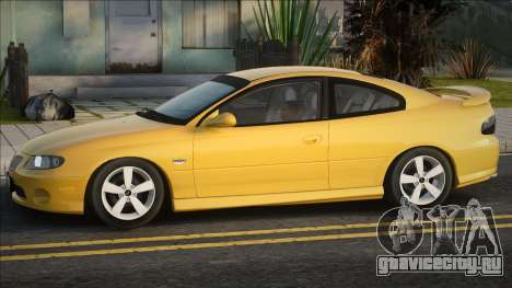 2006 Pontiac GTO Yelow для GTA San Andreas