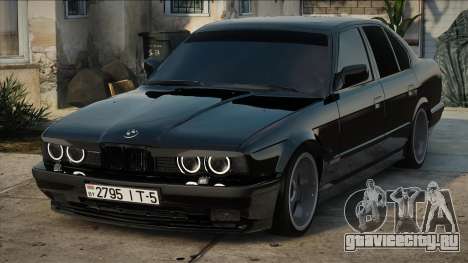 BMW E34 535i Black для GTA San Andreas