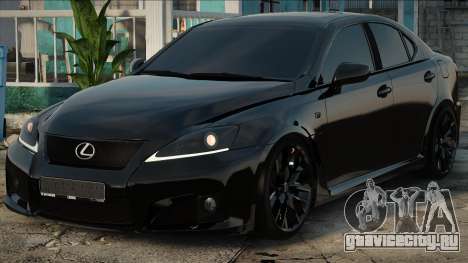 Lexus IS-F Black для GTA San Andreas