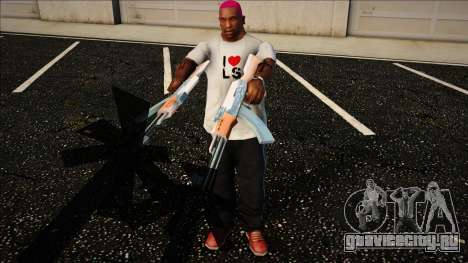 Двойное оружие в руках для GTA San Andreas