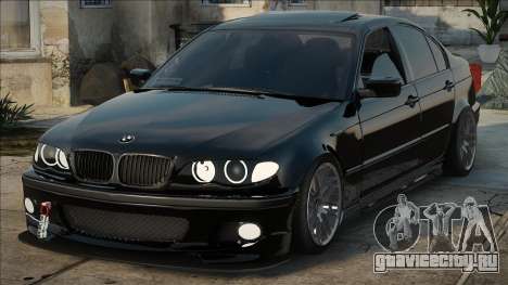 BMW E46 330D Black для GTA San Andreas