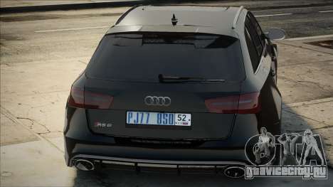 Audi RS6 Blek для GTA San Andreas