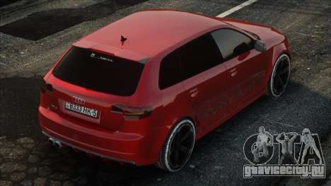 Audi RS3 Red для GTA San Andreas