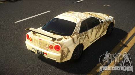 Nissan Skyline R34 Heroshi S12 для GTA 4