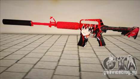 M4A1 Rias Gremory Simple Skin для GTA San Andreas