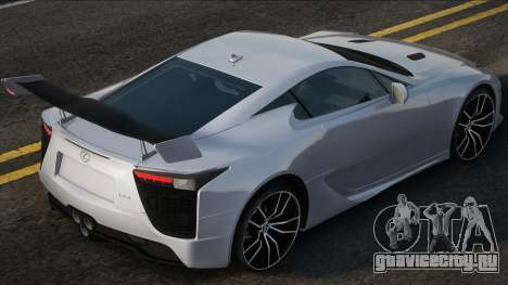 Lexus LFA 2010 White для GTA San Andreas