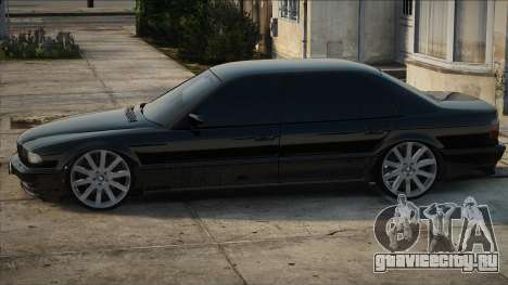 BMW E38 Черная в стоке для GTA San Andreas