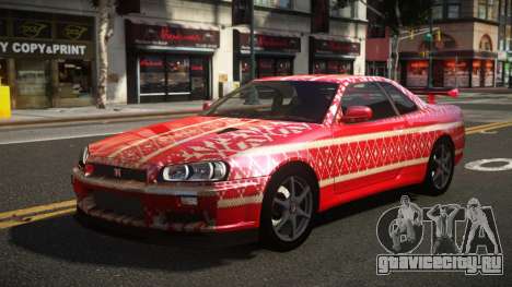 Nissan Skyline R34 Heroshi S1 для GTA 4