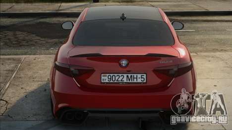 Alfa Romeo Giulia Quadrifoglio 2017 Red для GTA San Andreas