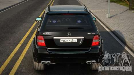 2009 Mercedes-Benz ML63 AMG Brabus Tuning для GTA San Andreas