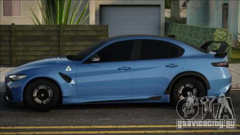 2020 Alfa Romeo Giulia GTA Blue для GTA San Andreas