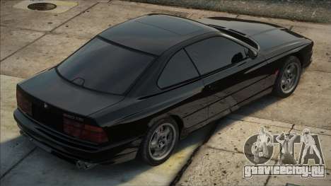 BMW 850CSI Blek для GTA San Andreas